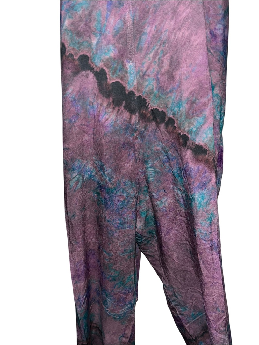Jaded Gypsy L/XL Tie-Dye Wide-Leg Jumpsuit in Purple - Picture 5 of 10
